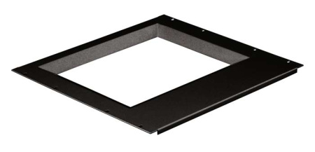 Hyperline TDP-15-RAL9004 Рамка для монитора 15-дюймового монитора (размер окна 285х215 мм) для крепления в 19" стойку цвет черный (RAL 9004)